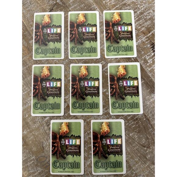 Game of Life Pirates of the Caribbean 2005 Dead Mans Chest Replacement Cards - Picture 2 of 9